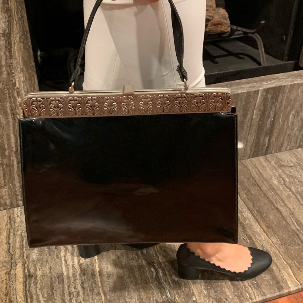 VINTAGE black purse